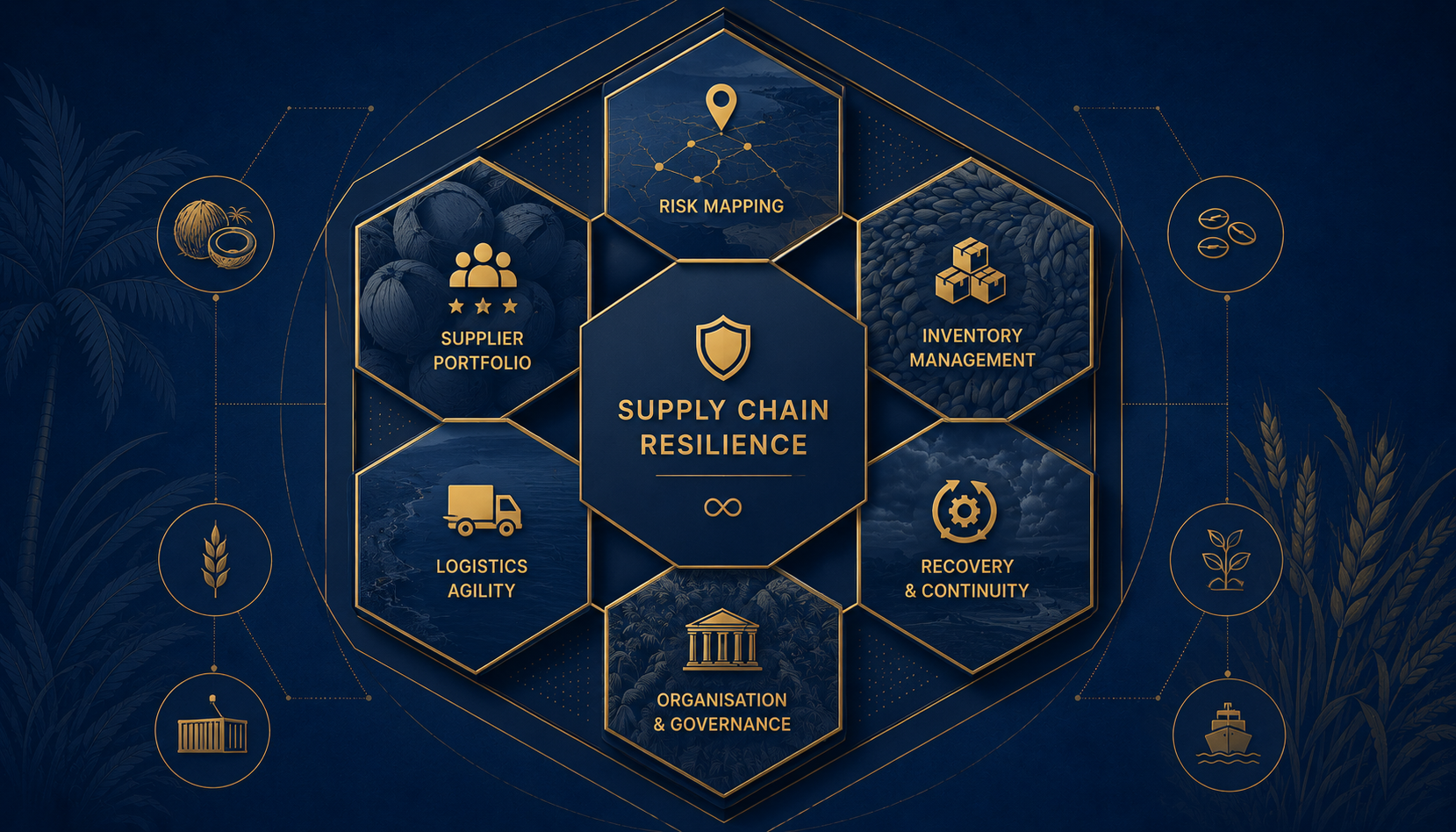 Resilient agri food supply chain framework for global buyers