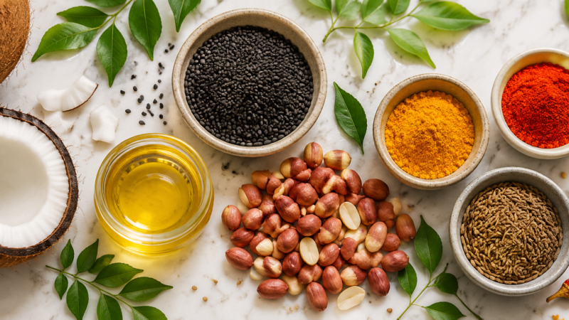 Indian agricultural abundance spices oils coconuts fresh produce for export