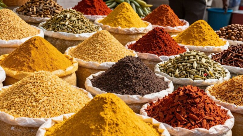 Indian agricultural commodities export market overview