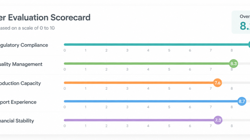 supplier market evaluation scorecard procurement framework country risk assessment